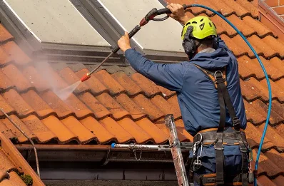 Démoussage et hydrofuge de toiture à Féron
